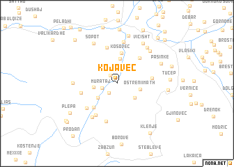 map of Kojavec