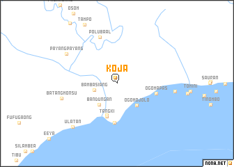 map of Koja