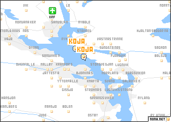 map of Köja