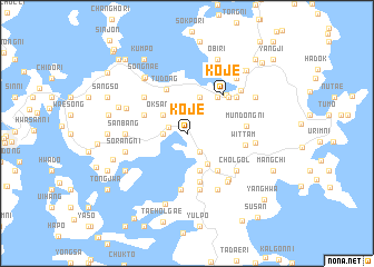 map of Kŏje