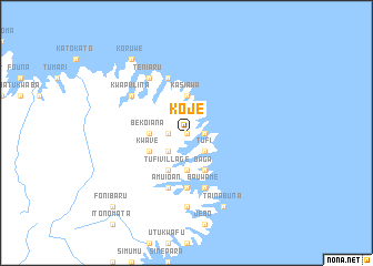 map of Koje