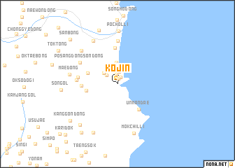 map of Kojin