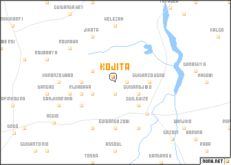 map of Kojita