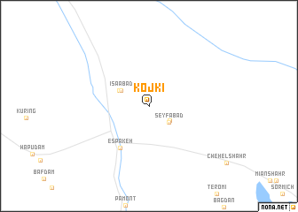 map of Kojkī