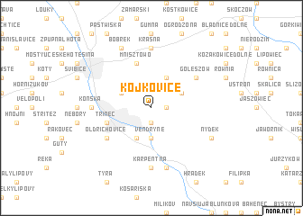 map of Kojkovice