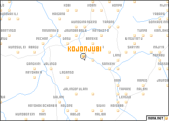 map of Kojon Jubi