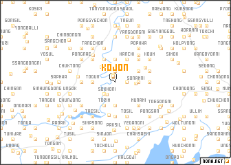 map of Kojŏn