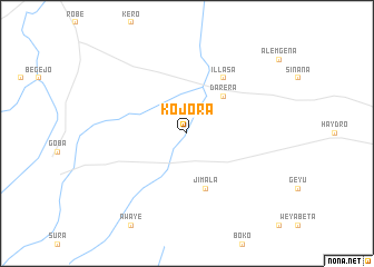 map of Kʼojora