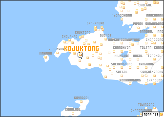 map of Kojuk-tong