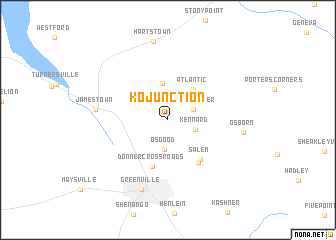 map of K O Junction