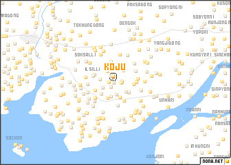 map of Koju