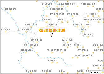 map of Kojwirakrom