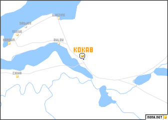 map of Kokab