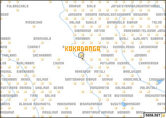 map of Koka Dānga