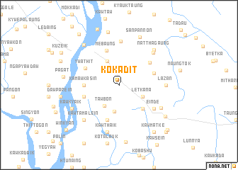 map of Kokadit