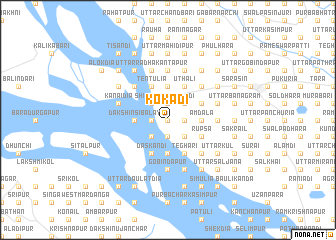 map of Kokādi