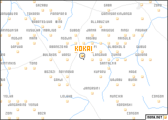 map of Kokai