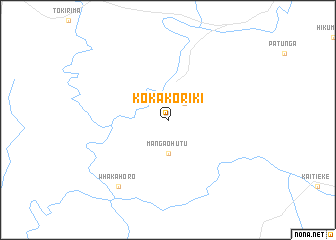 map of Kokakoriki