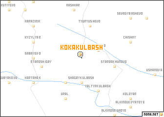 map of Koka-Kulbash