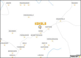 map of Kokala