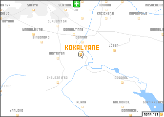 map of Kokalyane