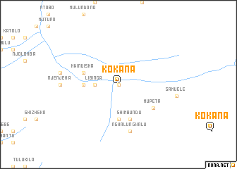 map of Kokana