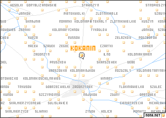 map of Kokanin