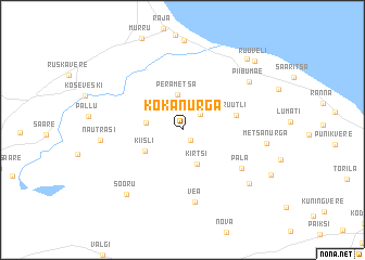 map of Kokanurga