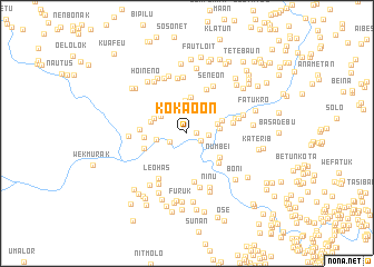 map of Kokaoon