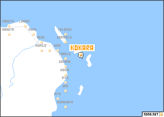map of Kokara