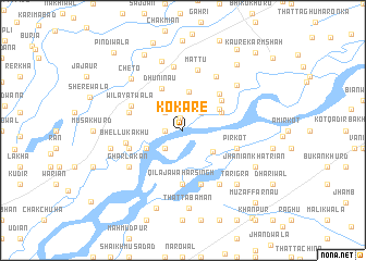 map of Kokare