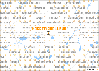 map of Kokatiyagollewa