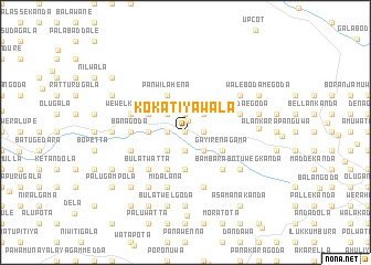 map of Kokatiyawala