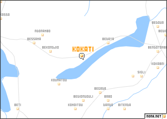 map of Kokati