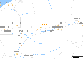 map of Kokawa
