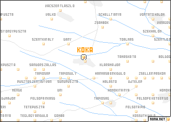map of Kóka