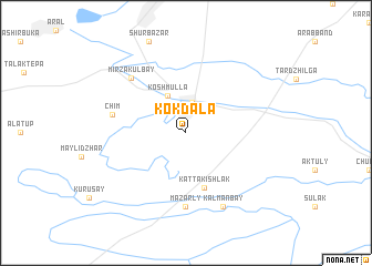 map of Kokdala