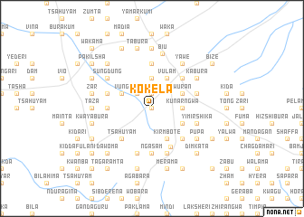map of Kokela