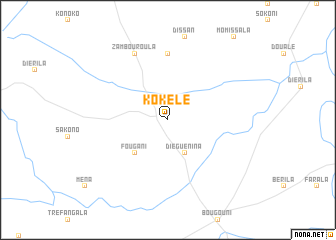 map of Kokélé