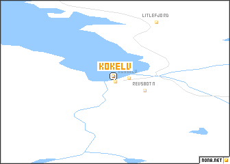 map of Kokelv