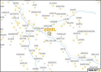 map of Kokël