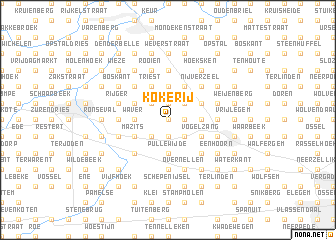 map of Kokerij