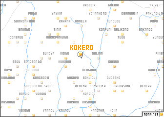 map of Kokero