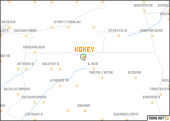 map of Kokey