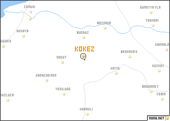 map of Kökez