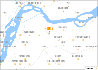 map of Koké