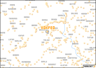 map of Kokfeo