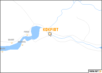 map of Kokfiat