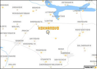 map of Kokhanovo