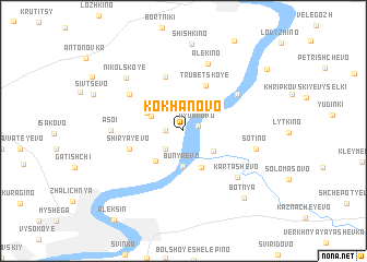 map of Kokhanovo